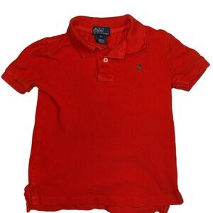 Ralph Lauren Polo Shirt – Deep Orange/Red – Size 5